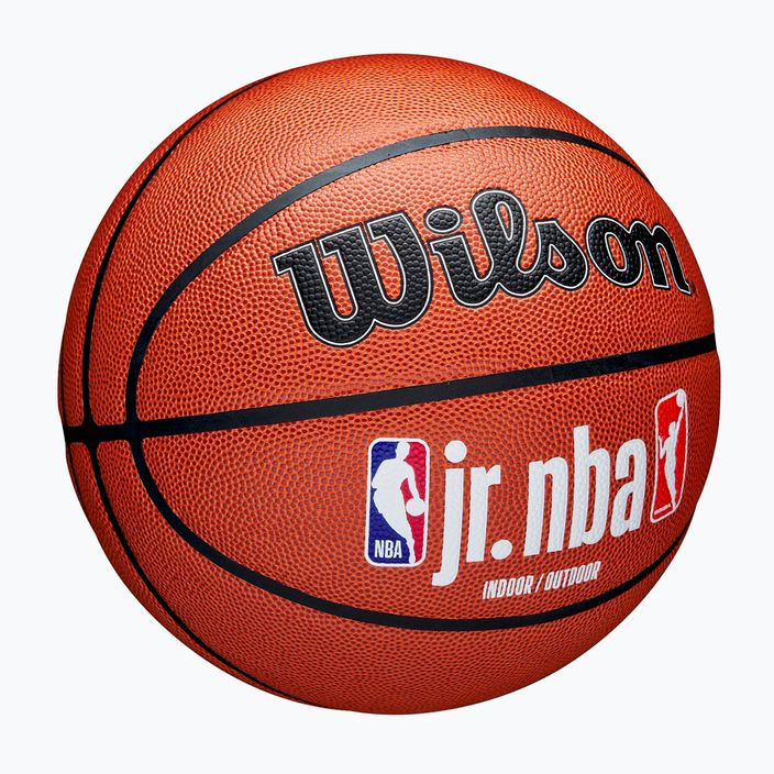 Wilson NBA JR Fam Logo баскетбол на закрито на открито кафяв размер 7 2