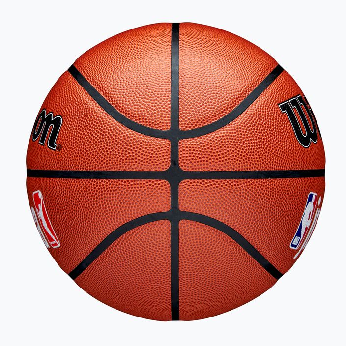 Wilson NBA JR Fam Logo баскетбол на закрито на открито кафяв размер 6 6