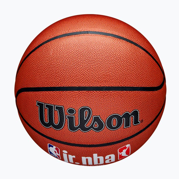 Детски баскетболни Wilson NBA JR Fam Logo Indoor Outdoor brown размер 5 4