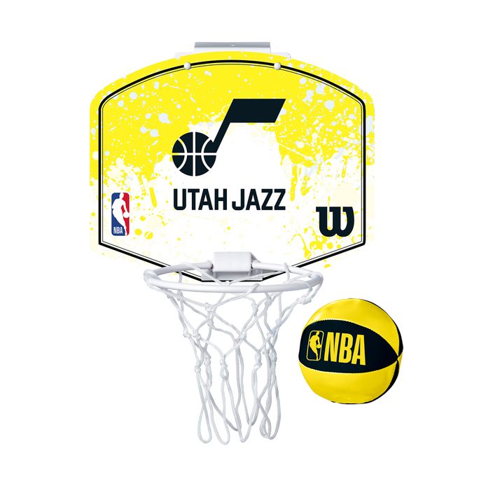 Баскетболен комплект Wilson NBA Team Mini Hoop Utah Jazz 2