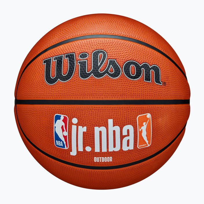 Wilson NBA JR Fam Logo Автентичен външен кафяв баскетболен размер 6