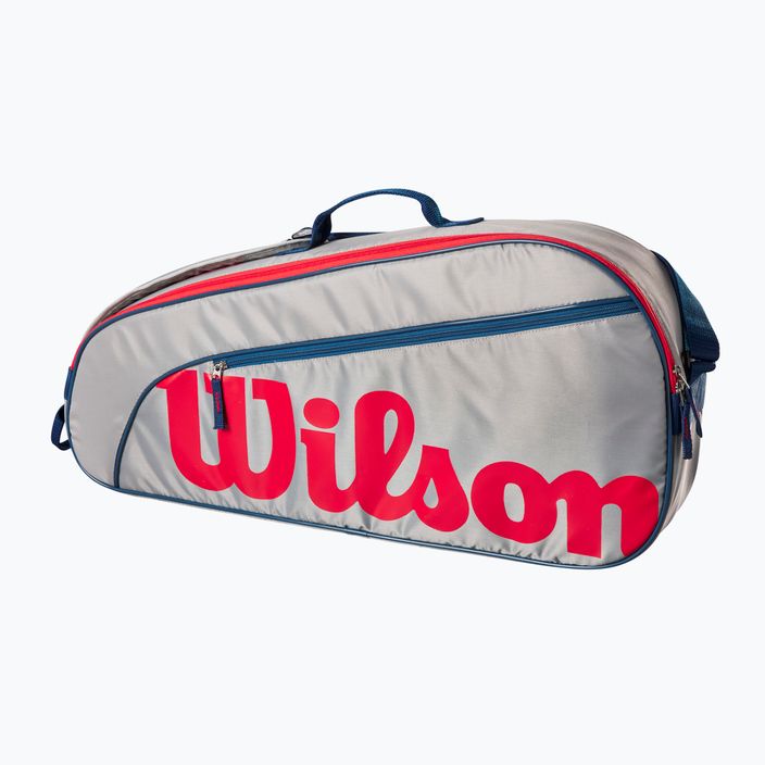 Wilson Junior 3 Pack детска чанта за тенис сива WR8023901001 2