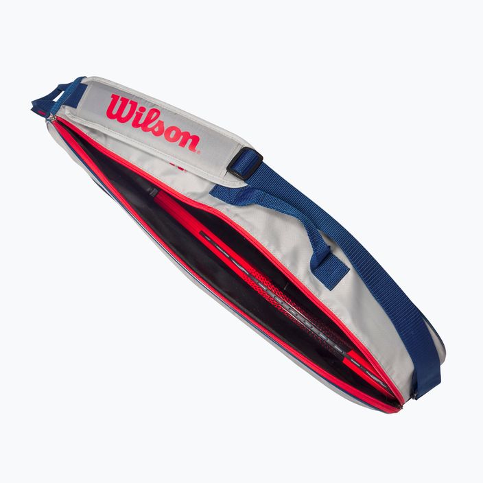 Wilson Junior 3 Pack детска чанта за тенис сива WR8023901001 3