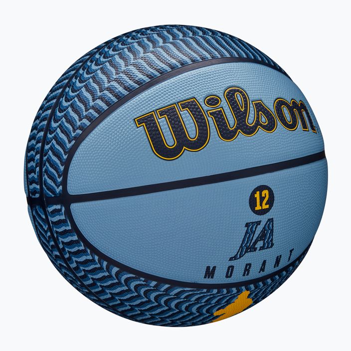 Уилсън NBA играч икона открит баскетбол Morant син размер 7 2