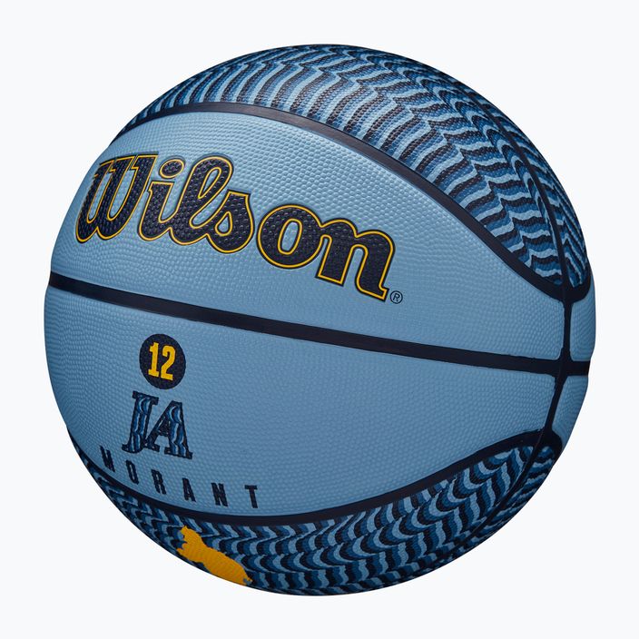 Уилсън NBA играч икона открит баскетбол Morant син размер 7 3