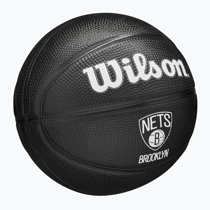 Wilson NBA Team Tribute Mini Brooklyn Nets баскетбол WZ4017604XB3 размер 3 2