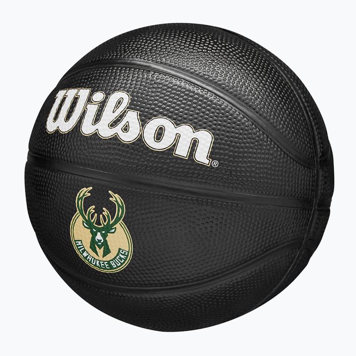 Wilson NBA Team Tribute Mini Milwaukee Bucks баскетбол WZ4017606XB3 размер 3 3
