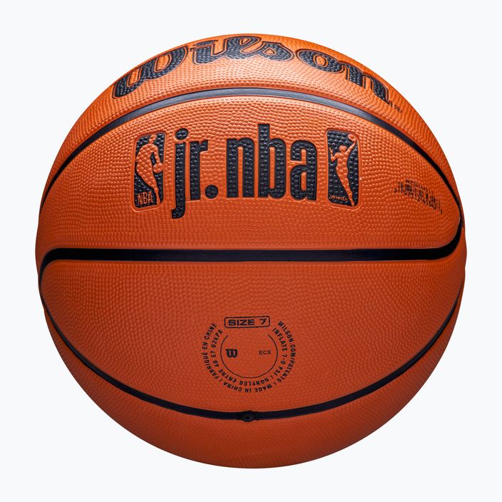Wilson NBA баскетбол JR Drv Fam Logo кафяв размер 7 5