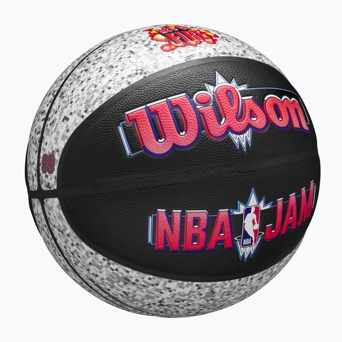 Wilson NBA Jam Вътрешен баскетбол на открито черен/сив размер 7 2