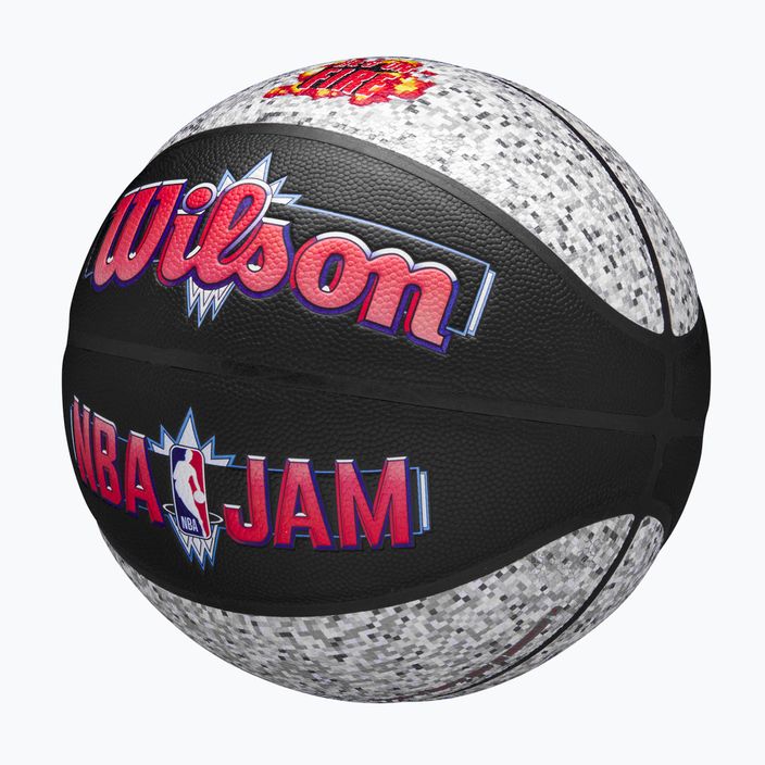 Wilson NBA Jam Вътрешен баскетбол на открито черен/сив размер 7 3