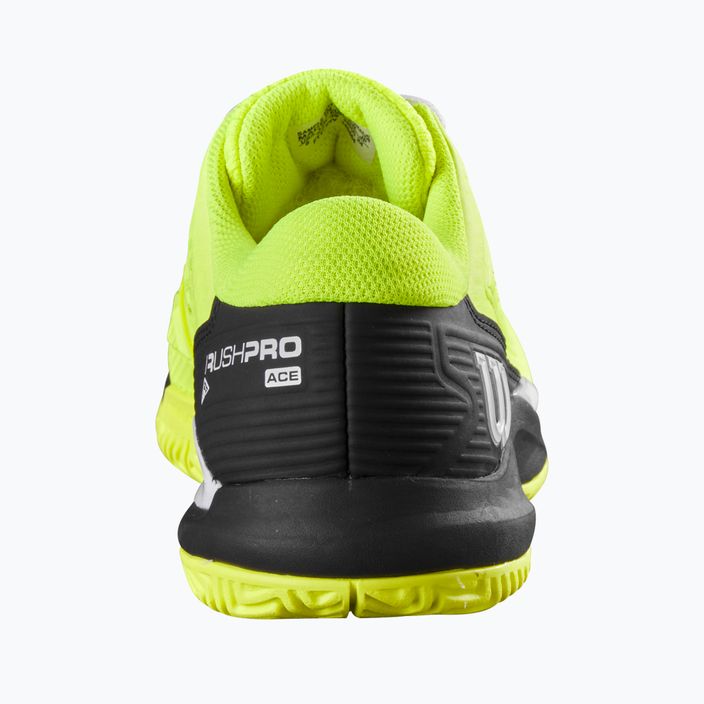 Wilson Rush Pro Ace Safety детски обувки за тенис в черно и жълто WRS331140 13