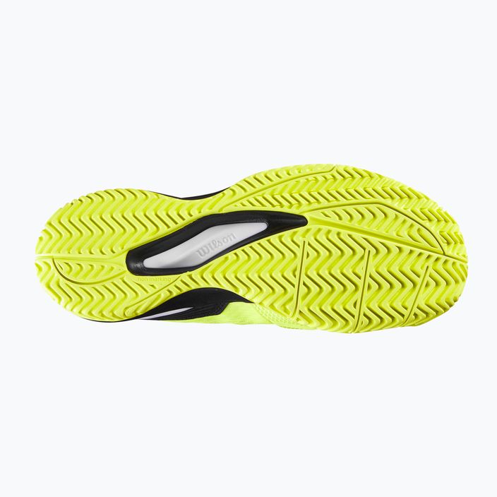 Wilson Rush Pro Ace Safety детски обувки за тенис в черно и жълто WRS331140 15