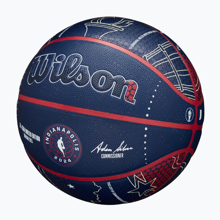 Wilson 2024 NBA All Star Collector баскетбол + кутия кафяв размер 7 3