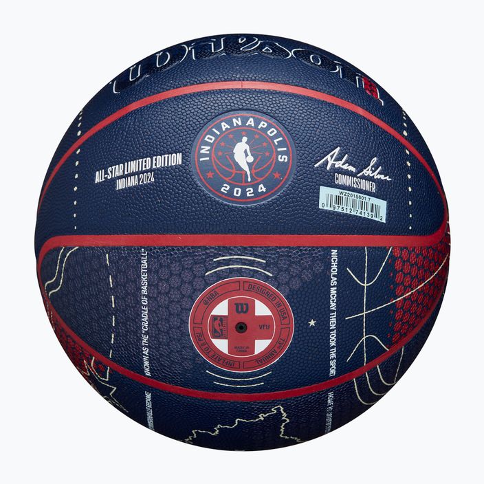 Wilson 2024 NBA All Star Collector баскетбол + кутия кафяв размер 7 5