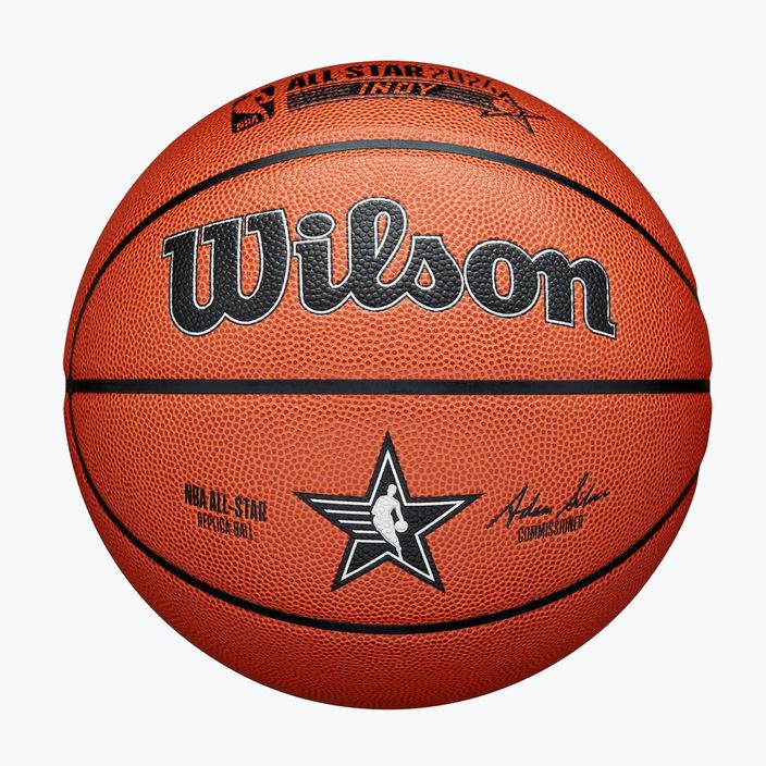 Wilson 2024 NBA All Star Реплика баскетбол + кутия кафяв размер 7
