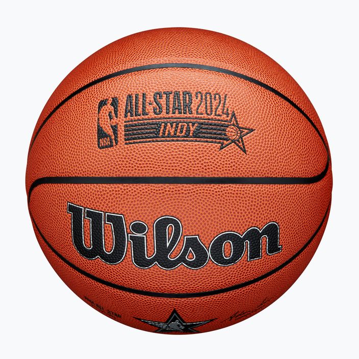 Wilson 2024 NBA All Star Реплика баскетбол + кутия кафяв размер 7 4