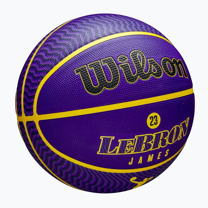 Уилсън NBA играч икона Открит баскетбол Lebron син размер 7 2