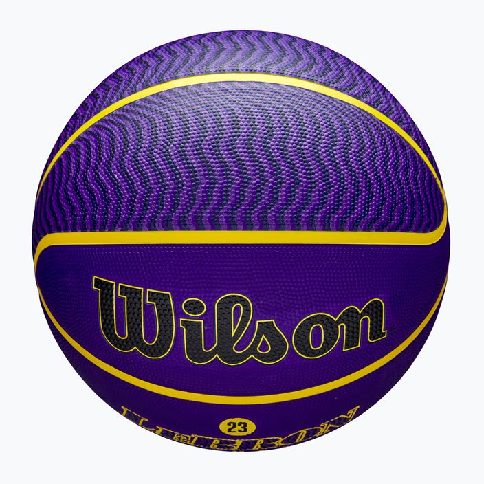 Уилсън NBA играч икона Открит баскетбол Lebron син размер 7 4