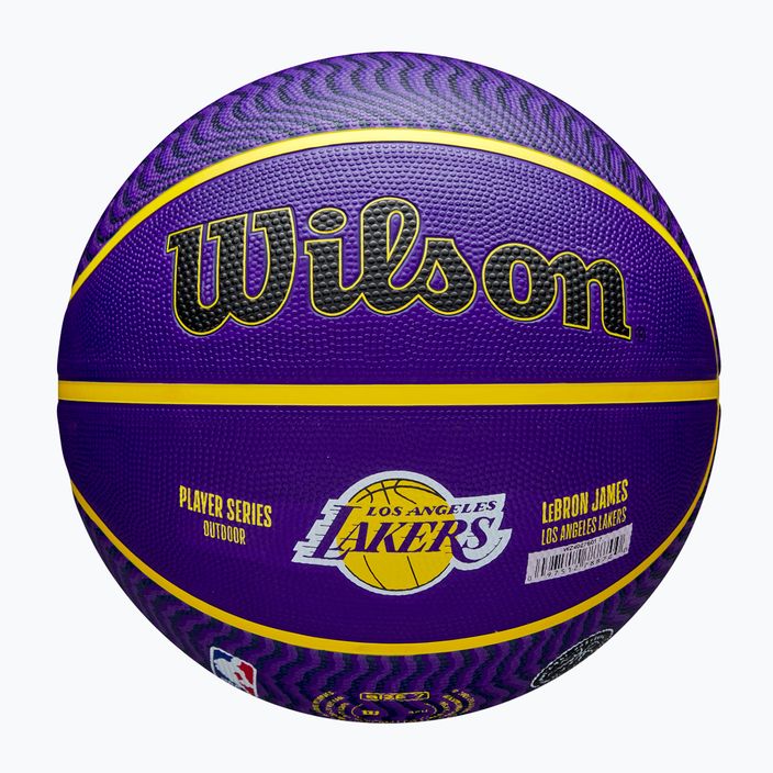 Уилсън NBA играч икона Открит баскетбол Lebron син размер 7 5