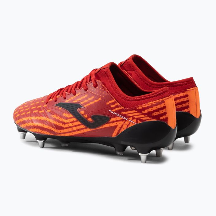 Мъжки футболни обувки Joma Propulsion Lite SG червени 3