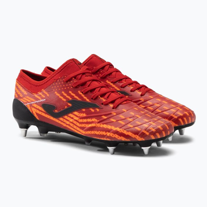 Мъжки футболни обувки Joma Propulsion Lite SG червени 5