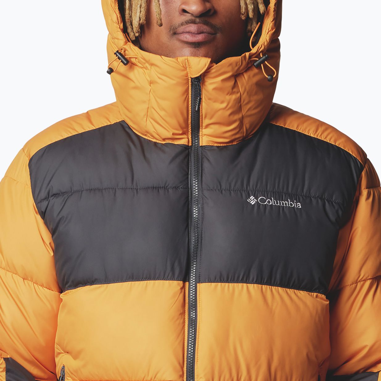 Мъжко пухено яке Columbia Pike Lake II Hooded sunstone/shark 5