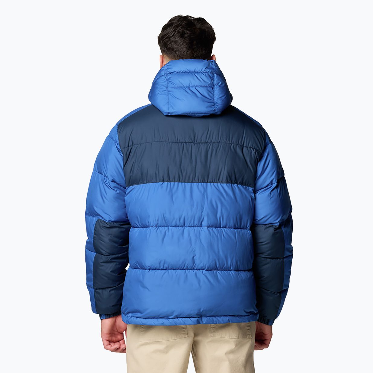 Мъжко пухено яке Columbia Pike Lake II с качулка mountain blue/ collegiate navy 3