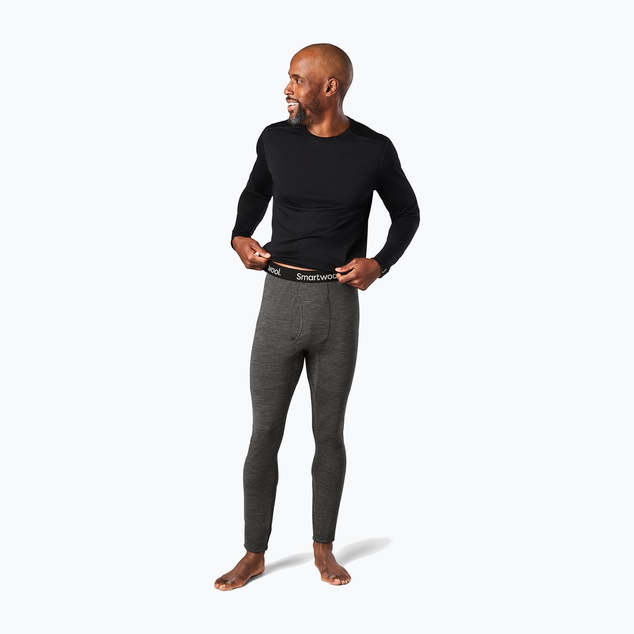 Женски термо панталон Smartwool Merino Baselayer Bottom Boxed iron heather 2