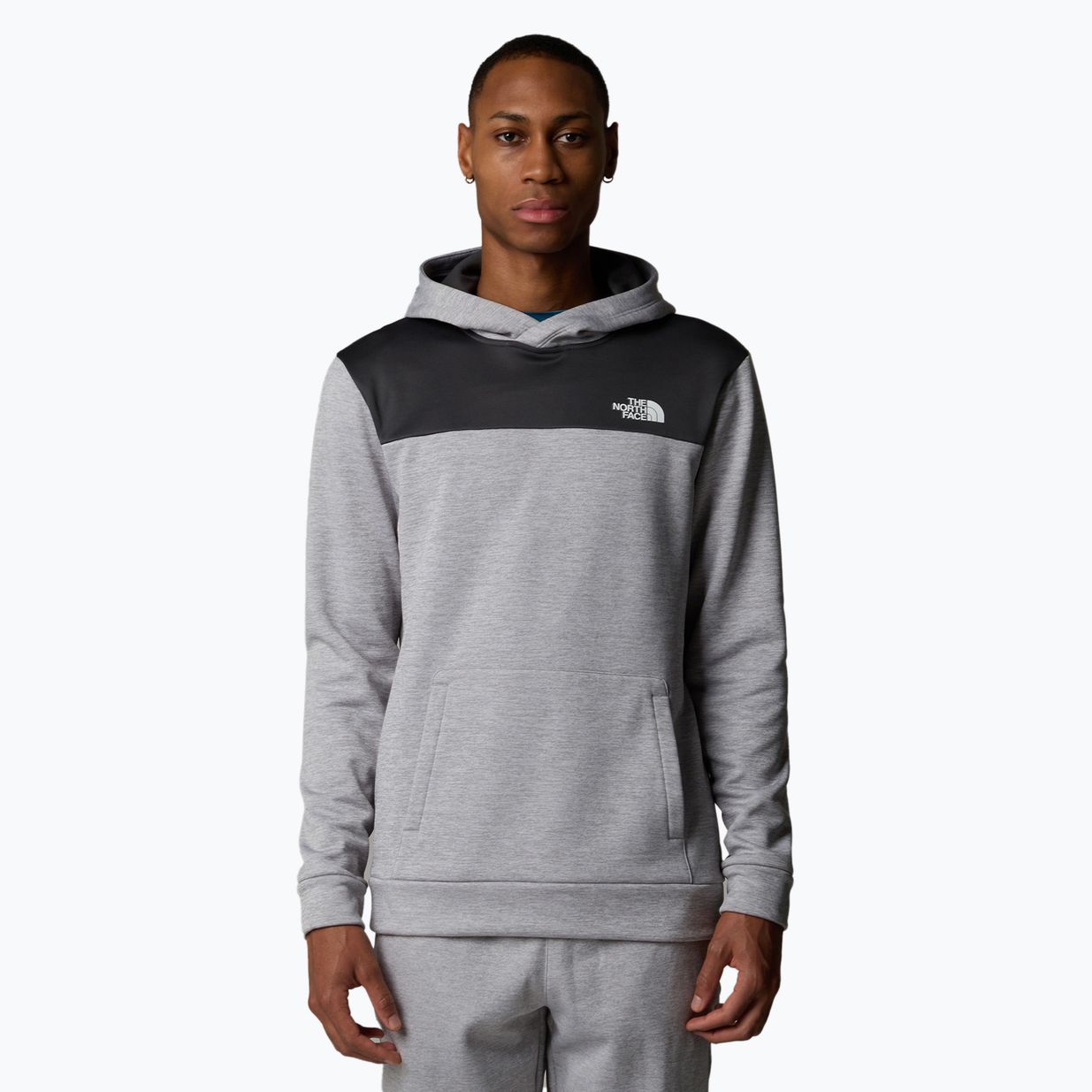 Мъжки суитшърт The North Face Reaxion Fleece P/O Hoodie tnf light grey heather/ asphalt grey