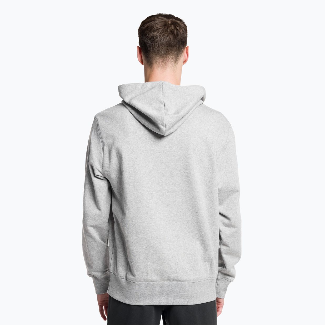 Мъжки суитшърт за тренировки New Balance Essentials Stacked Logo French Terry Hoodie grey NBMT31537AG 3