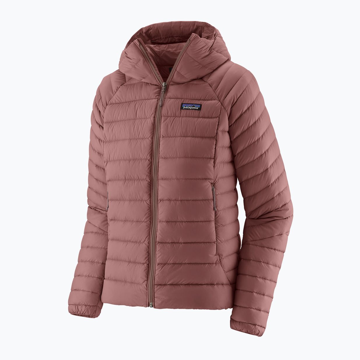 Дамски пухен пуловер с качулка Patagonia dulse mauve jacket 3