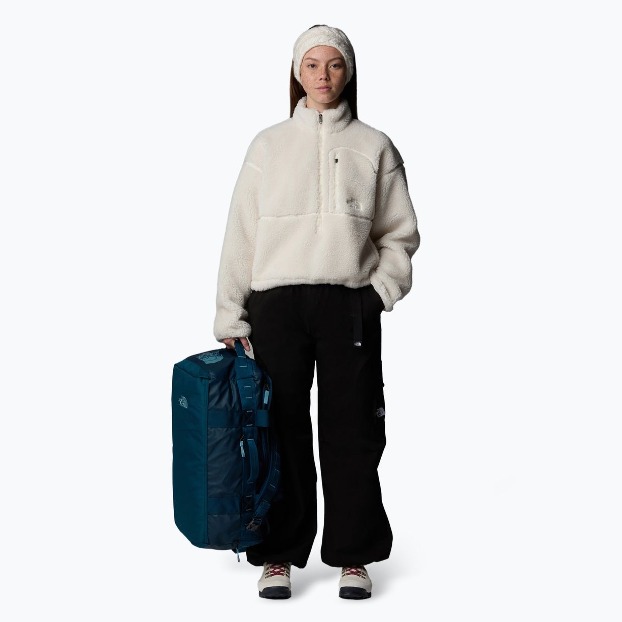 Дамски суитшърт The North Face Extreme Pile Pullover white dune 2