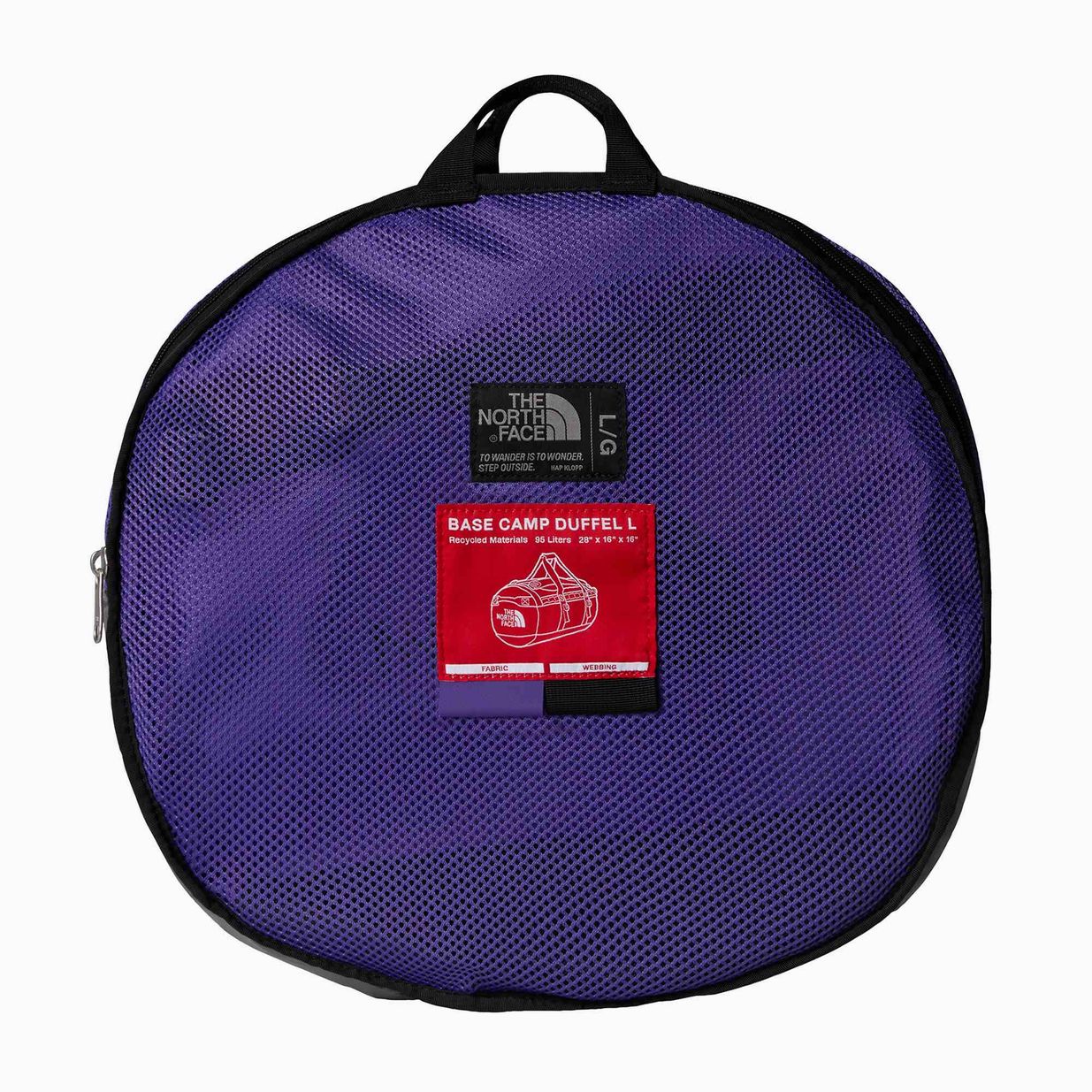 Пътна чанта The North Face Base Camp Duffel L 95 l peak purple/black 3