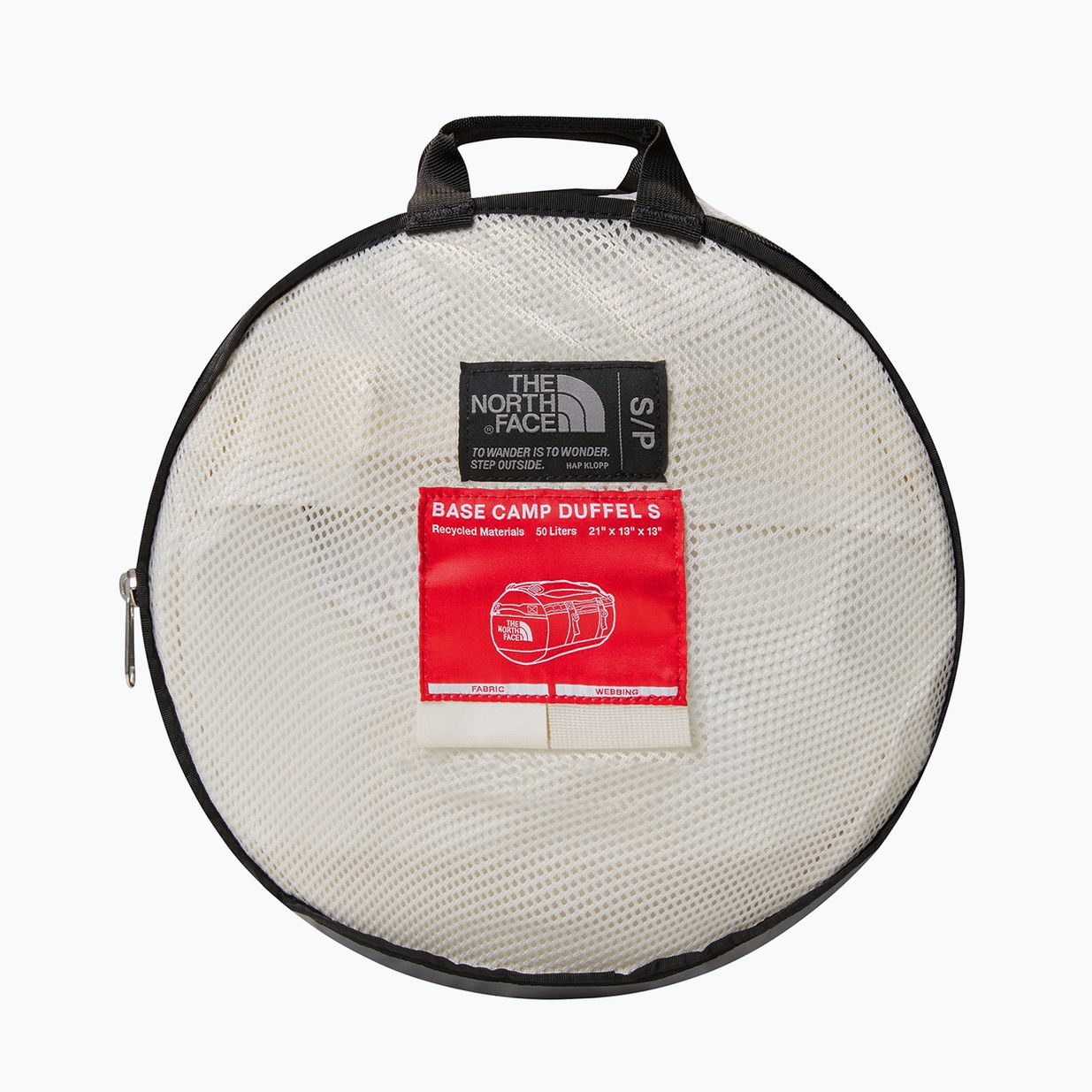 Пътна чанта The North Face Base Camp Duffel S 50 l white dune/white 3