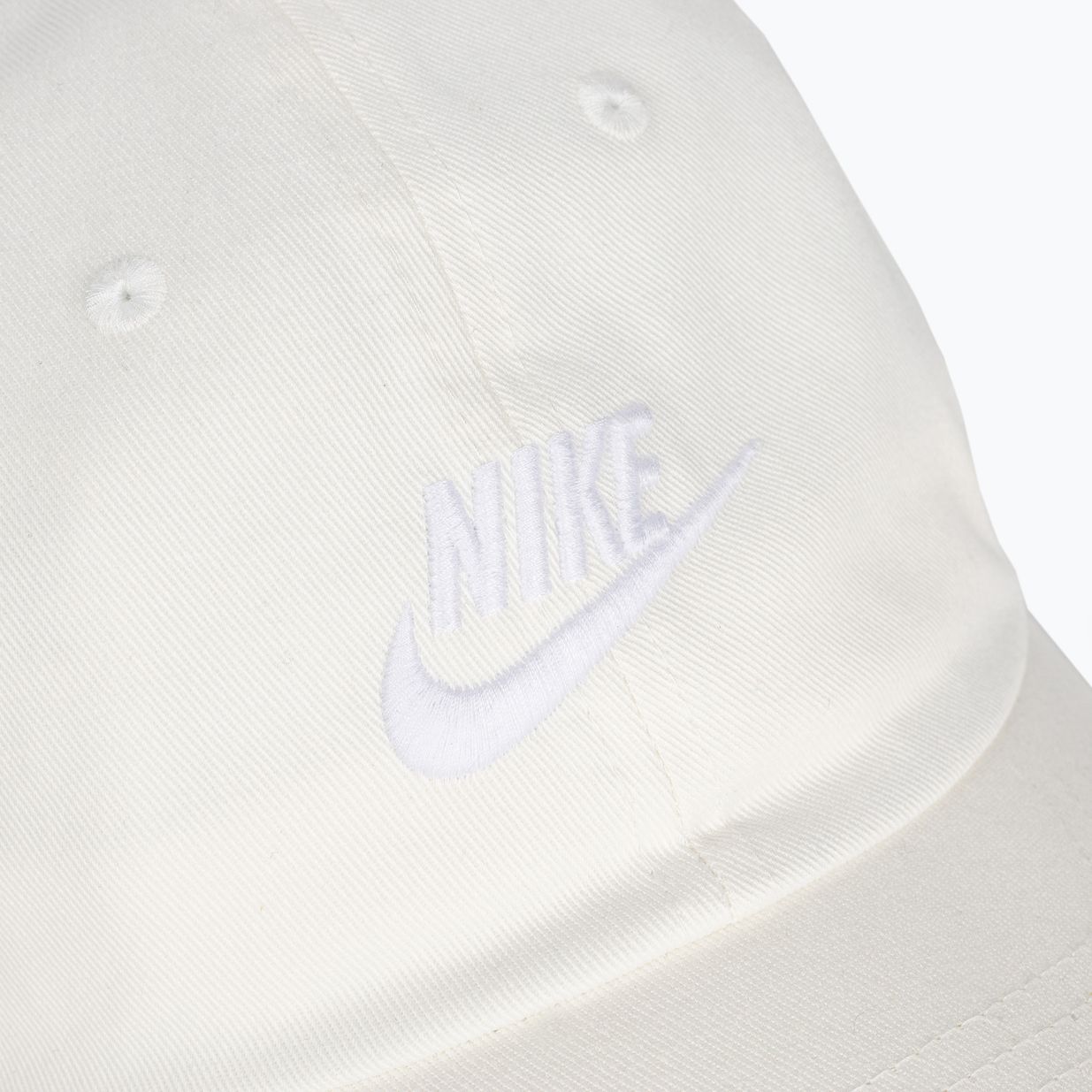 Байзболна шапка Nike Club Unstructured Futura Wash sail/white 3