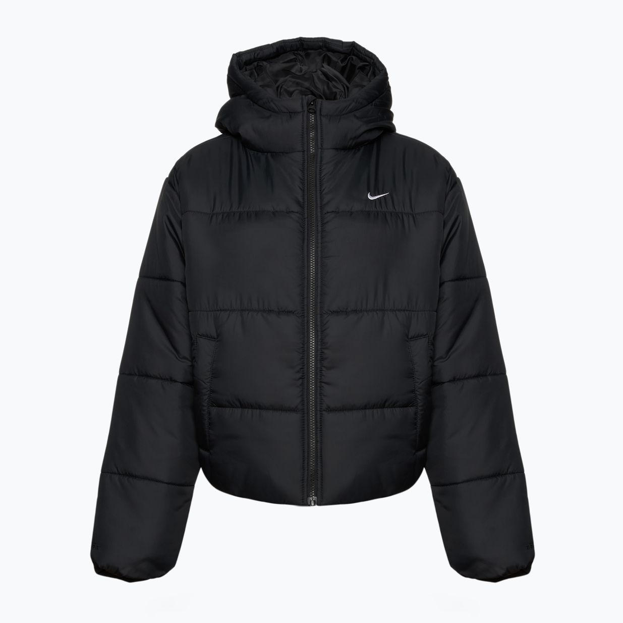 Дамско пухено яке Nike Sportswear Classic Puffer Therma-Fit черно/бяло