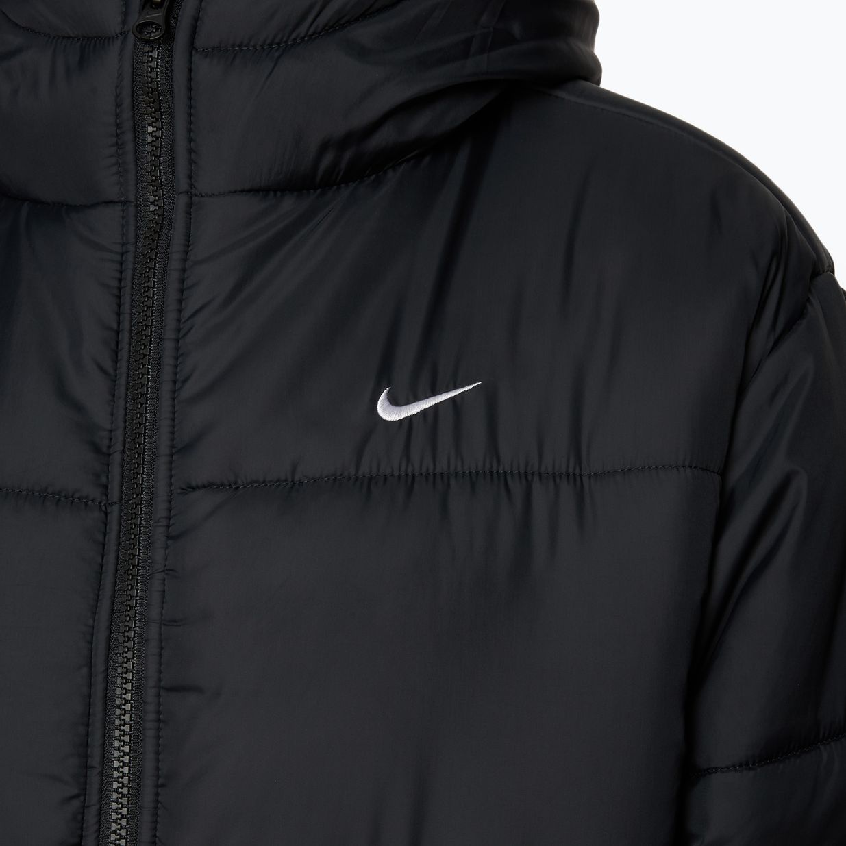 Дамско пухено яке Nike Sportswear Classic Puffer Therma-Fit черно/бяло 3