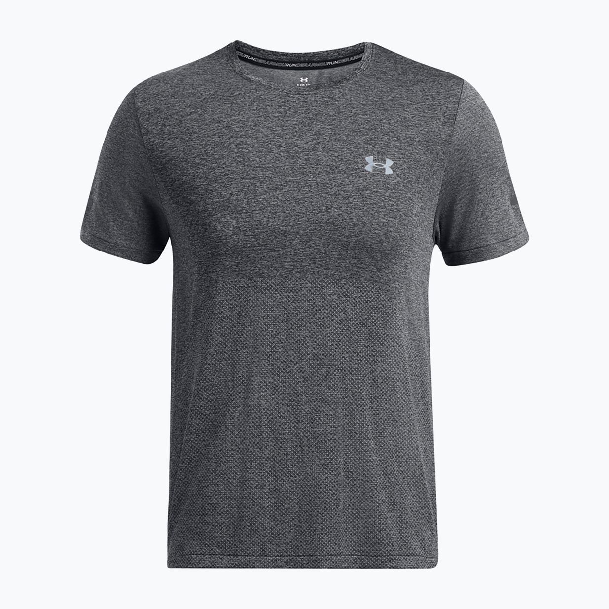 Мъжка тениска за бягане Under Armour Seamless Stride tetra grey/reflective 3