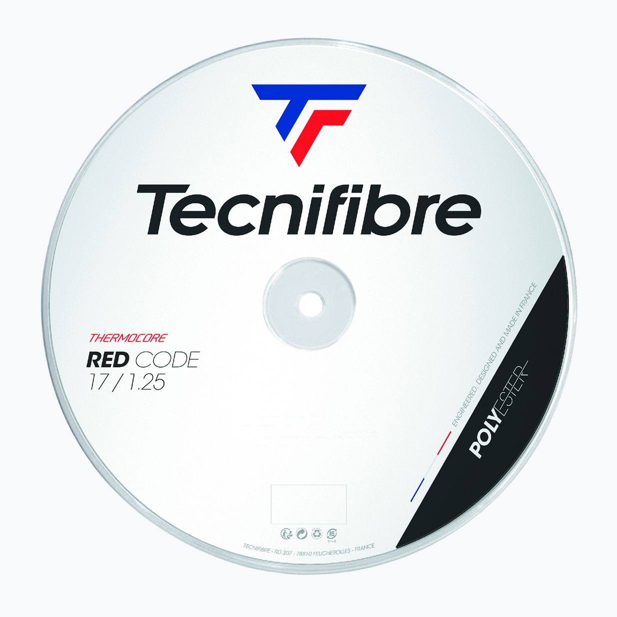 Тенис корда Tecnifibre Red Code Reel 200m red