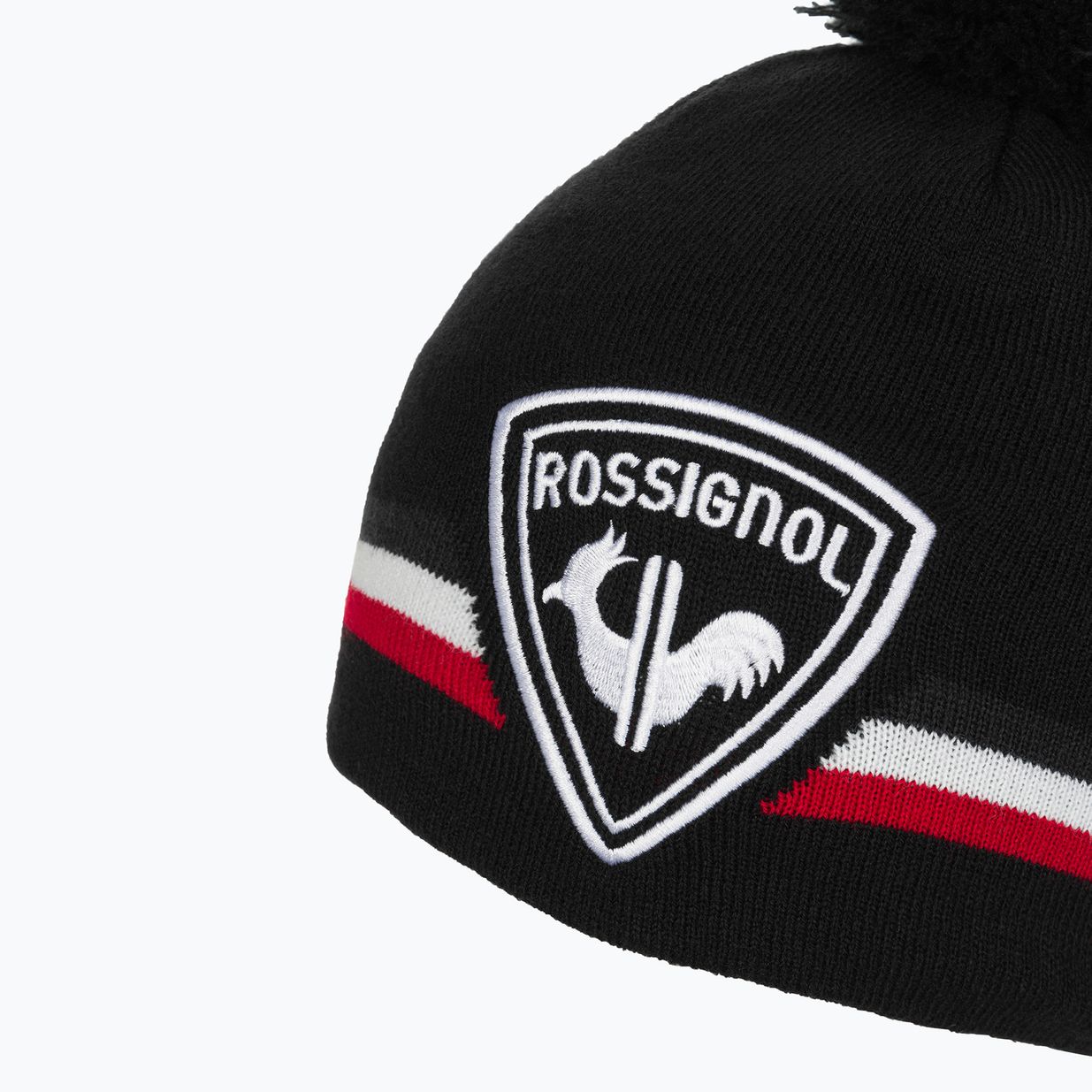 Rossignol Rooster Pompon black мъжка зимна шапка 4