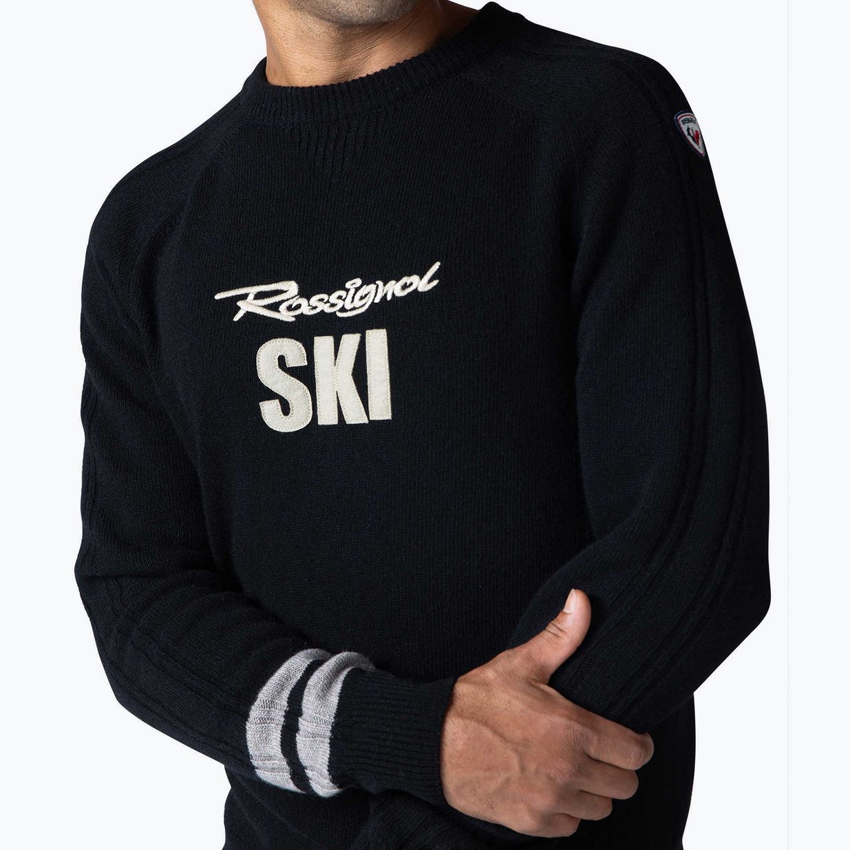 Мъжки пуловер Rossignol Signature Rossignol Knit black 4