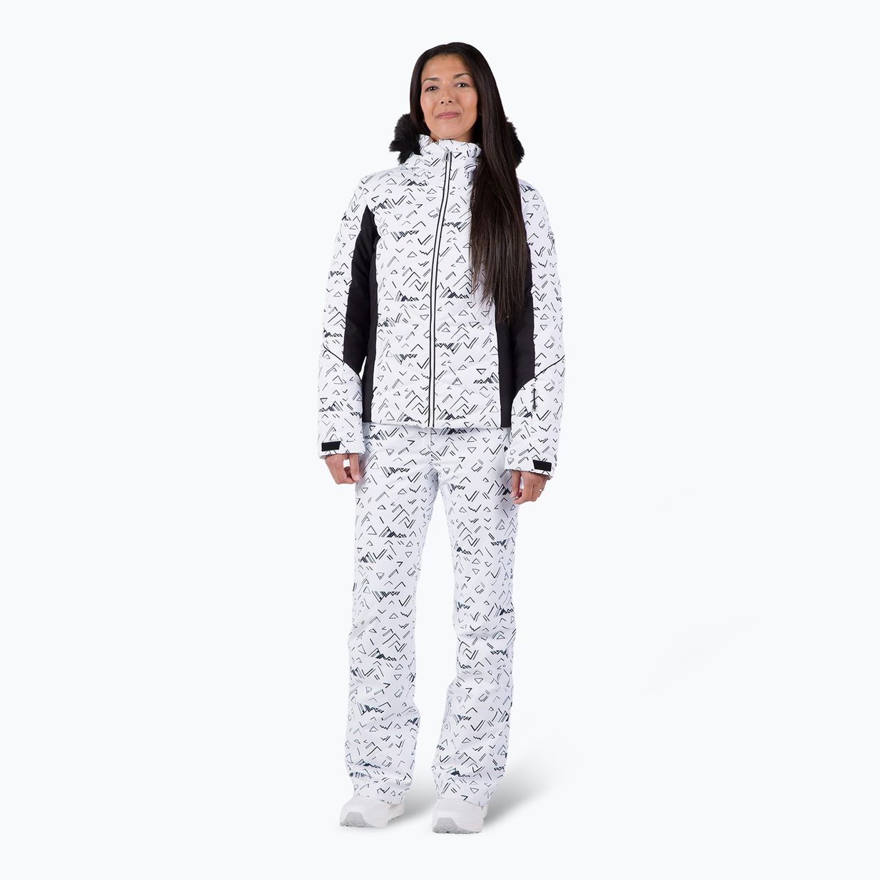 Дамско ски яке Rossignol Staci Pr Puffy Jkt white 2