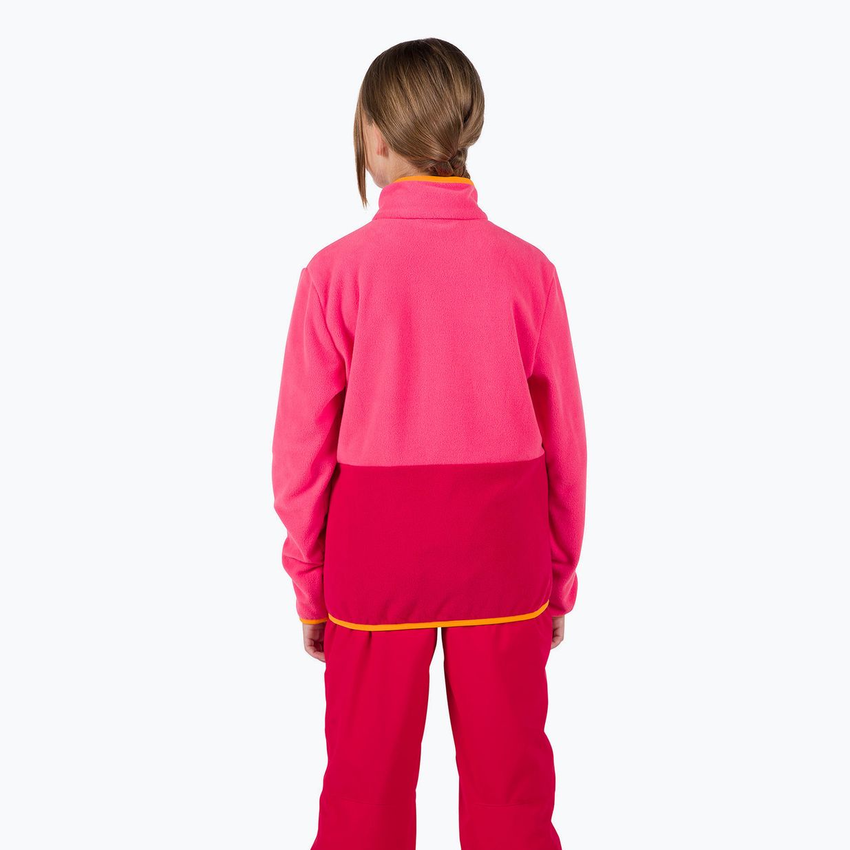 Детски суитчър Rossignol Jr Strawpile Fleece Fz tea rose 3