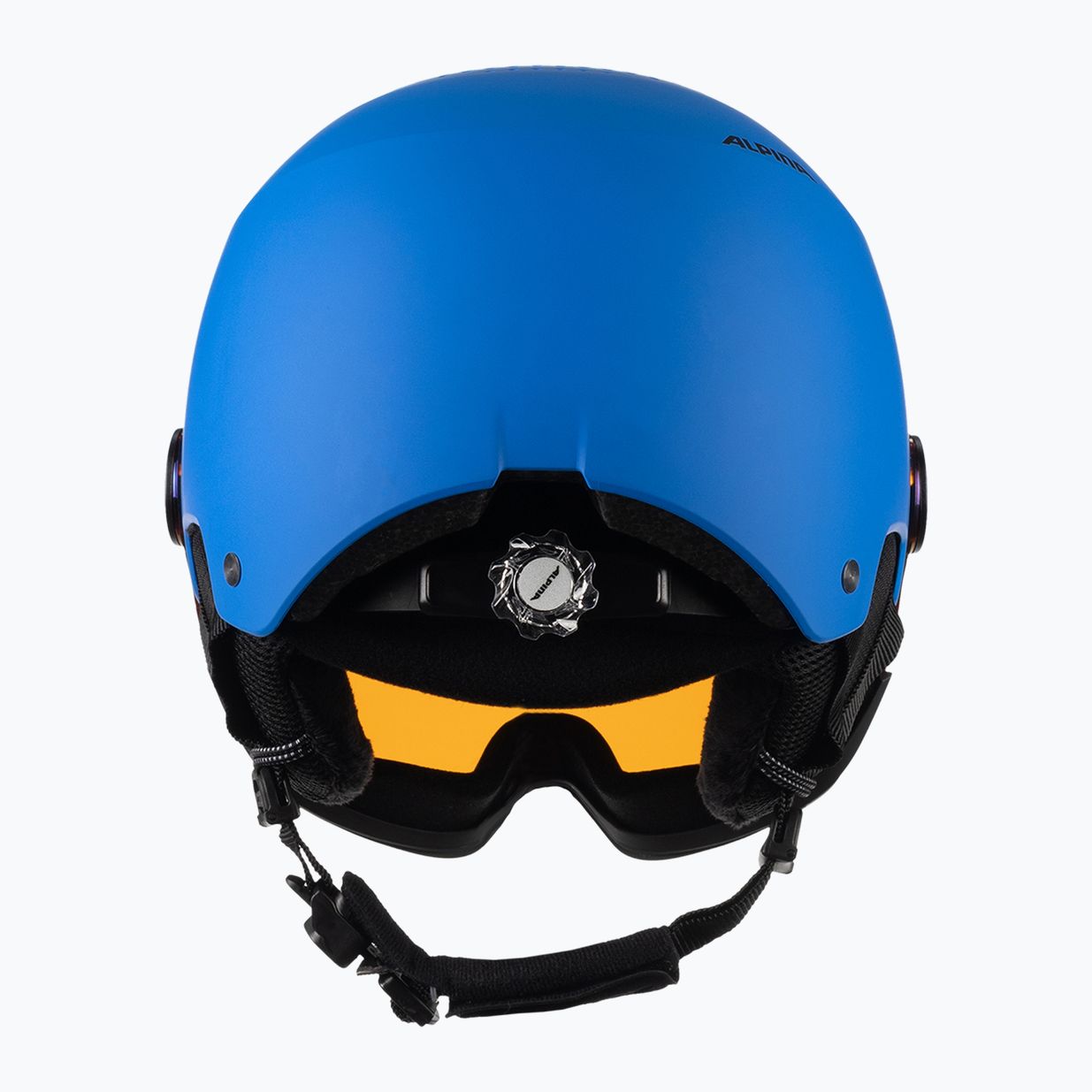 Детска ски каска Alpina Zupo Visor Q-Lite blue matt 3