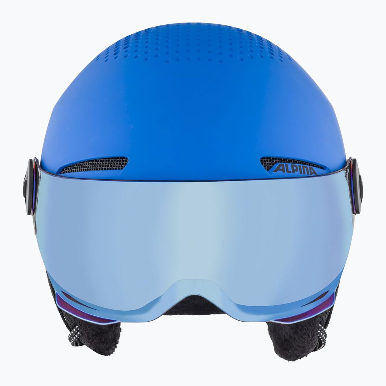 Детска ски каска Alpina Zupo Visor Q-Lite blue matt 10