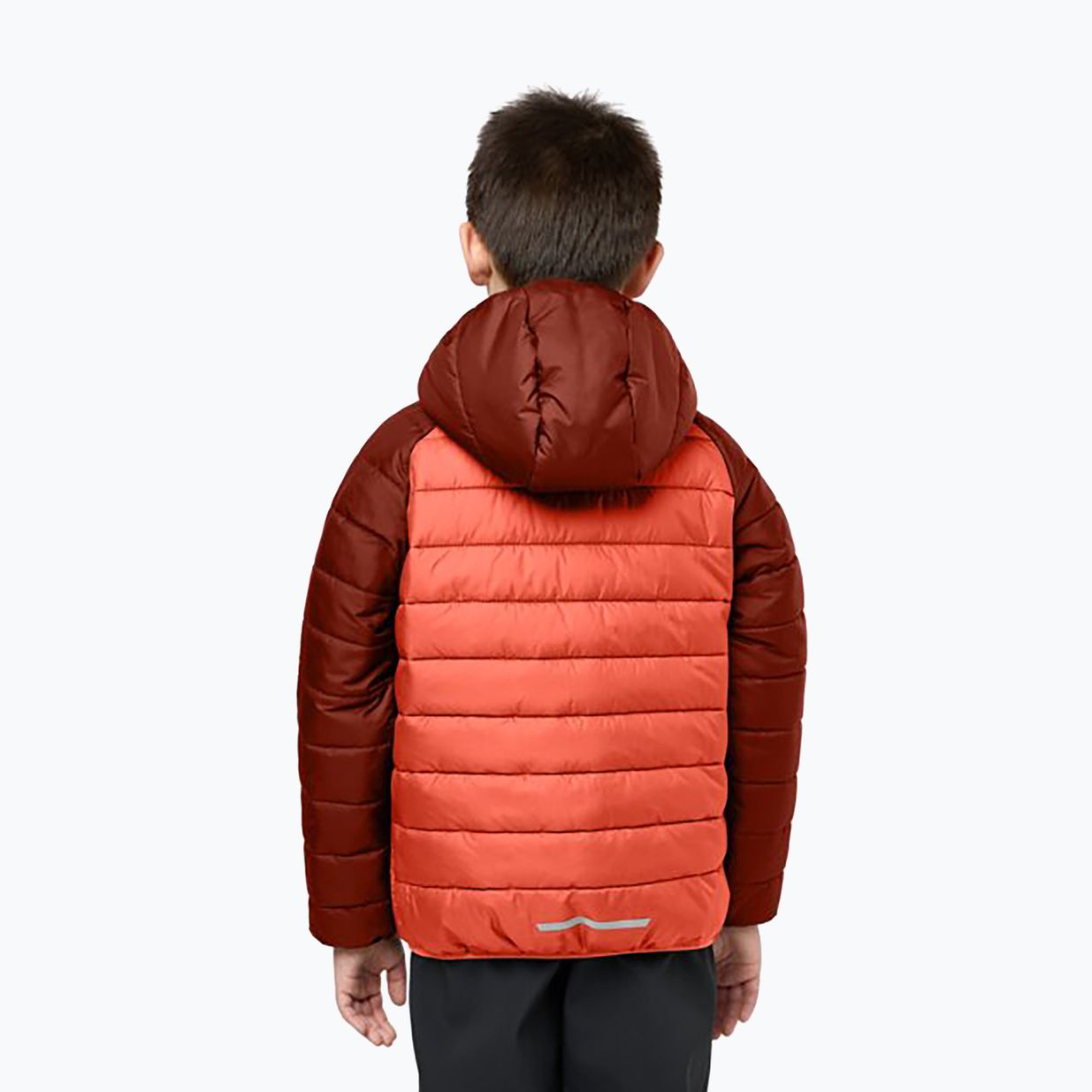 Детско пухено яке Zenon coral orange на Jack Wolfskin 2