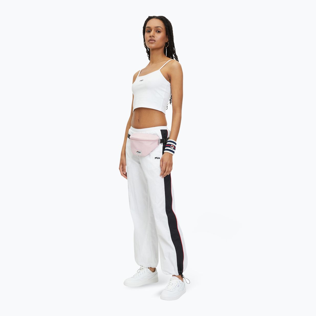 Дамска тениска FILA Loni Cropped Spaghetti bright white 2