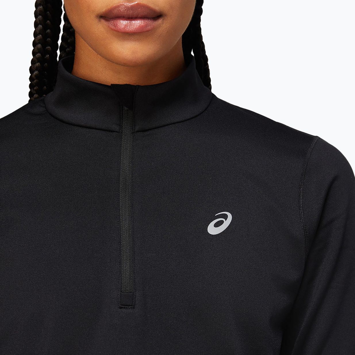 Дамски суитшърт за бягане ASICS Core 1/2 Zip Winter Top performance black 5