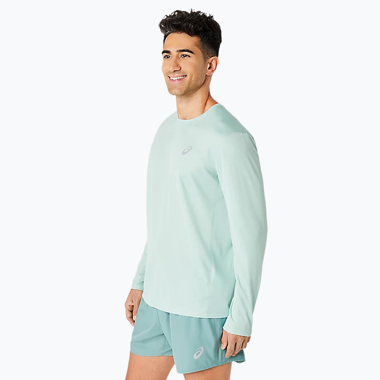 Мъжка блуза с дълъг ръкав за бягане ASICS Core Top light celadon 4