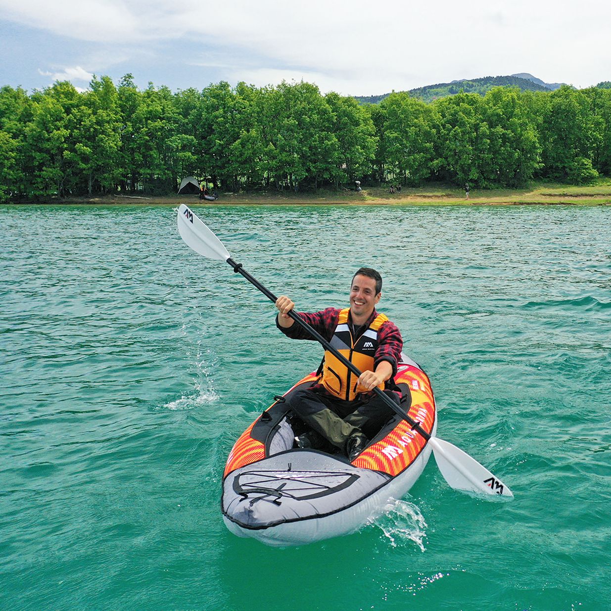 Aqua Marina Touring Kayak Надуваем каяк за 1 човек, оранжев Memba-330 17